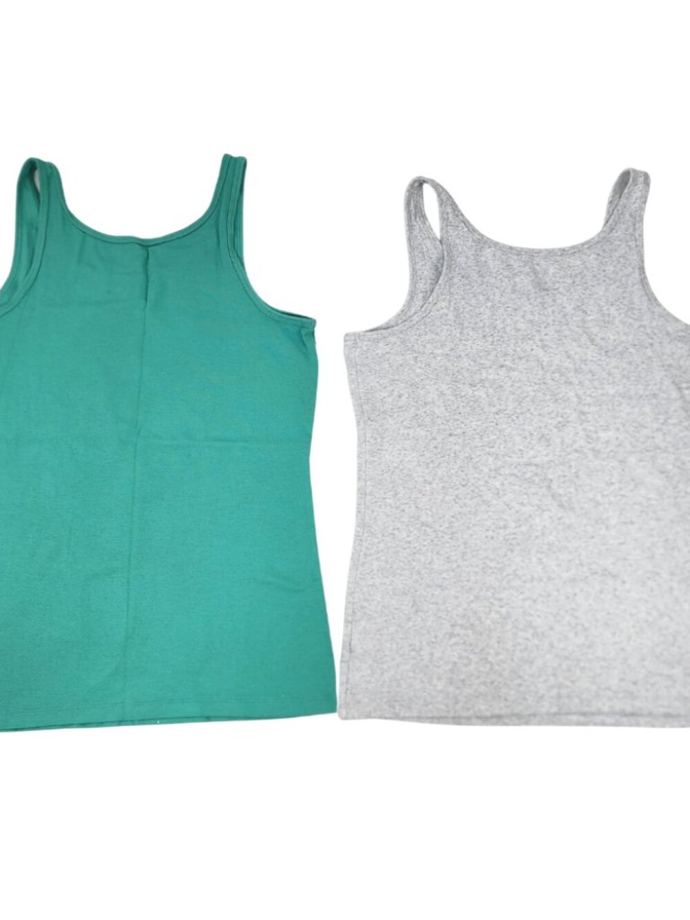 Bundle Lot of 6 Faded Glory Womens XL 16/18 Cotton Stretch Layering Tank Tops - Picture 3 of 13